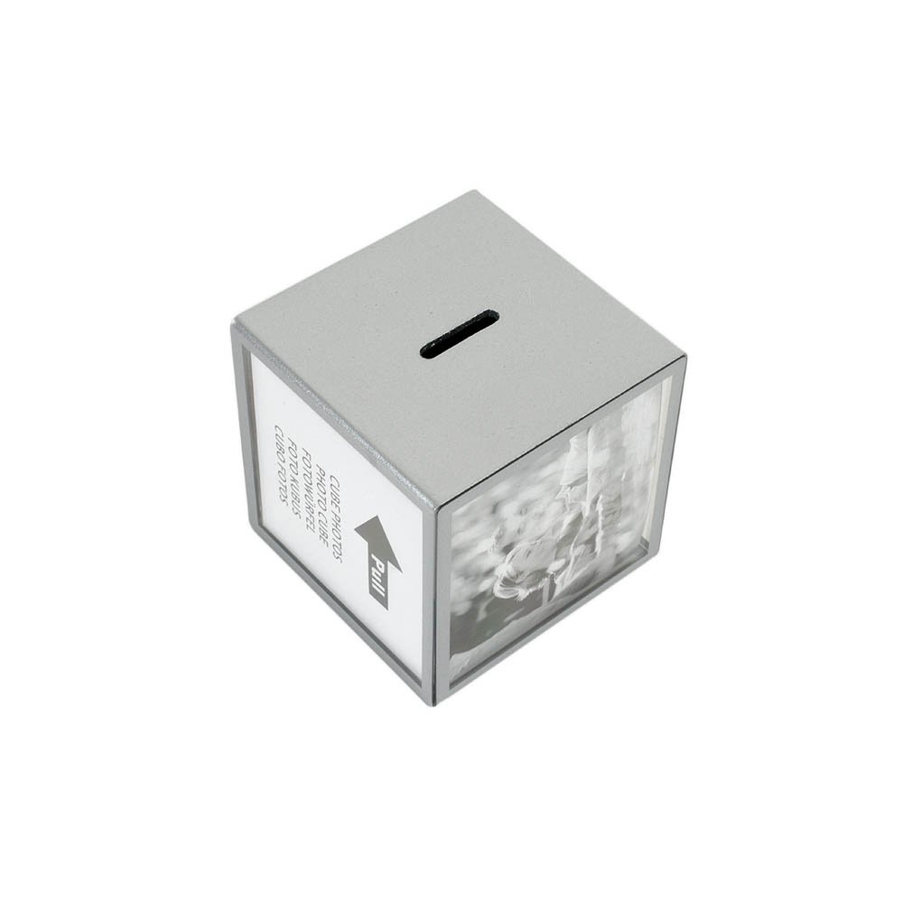 HAB & GUT FRBOX001 Bilderhalter Spardose 9,5cm silbern