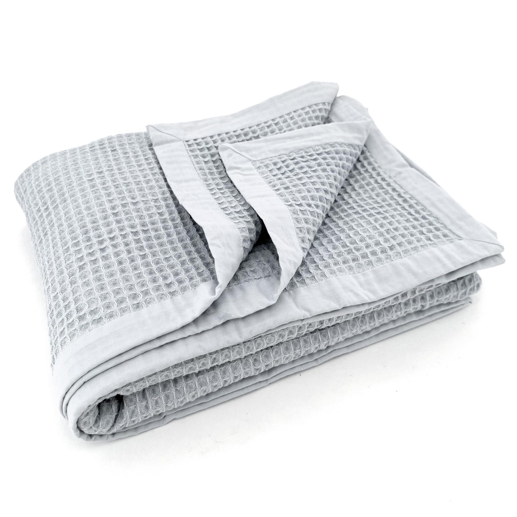 heimtexland Typ914 Sommerdecke 150x140 cm grau Baumwolle