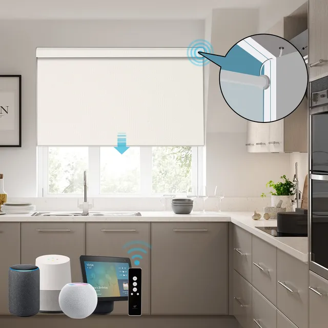 SmartWings Vinyl Verdunkelungsrollo festverdrahtet blackout