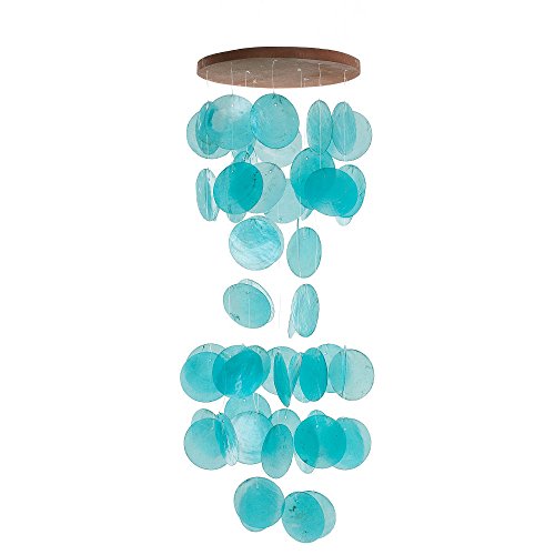 HAB & GUT HA104 Windspiel Perlmutt 60 cm türkis