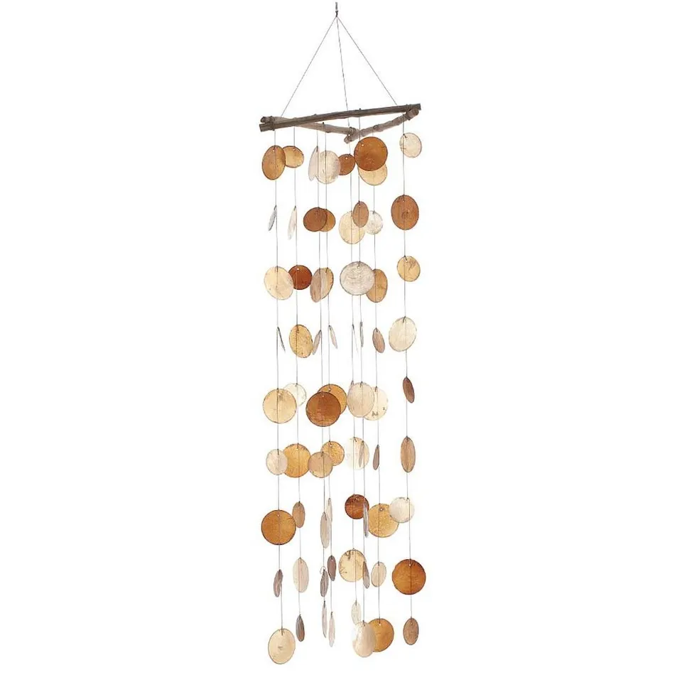 HAB & GUT HA0P1 Windspiel Beige-Braun 87 cm Perlmutt