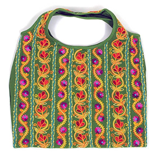 HAB & GUT Nepal Goa Hippie Bag Hobo Tasche Pink bestickt