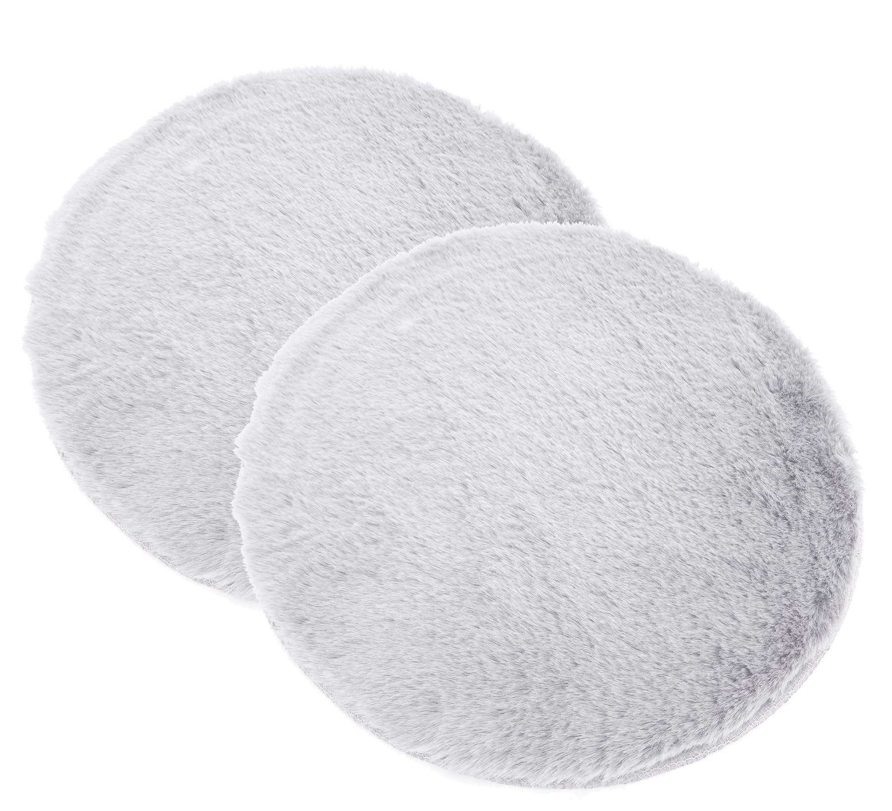 heimtexland Typ838 Sitzkissen Fell 38cm Anthrazit 2er-Pack