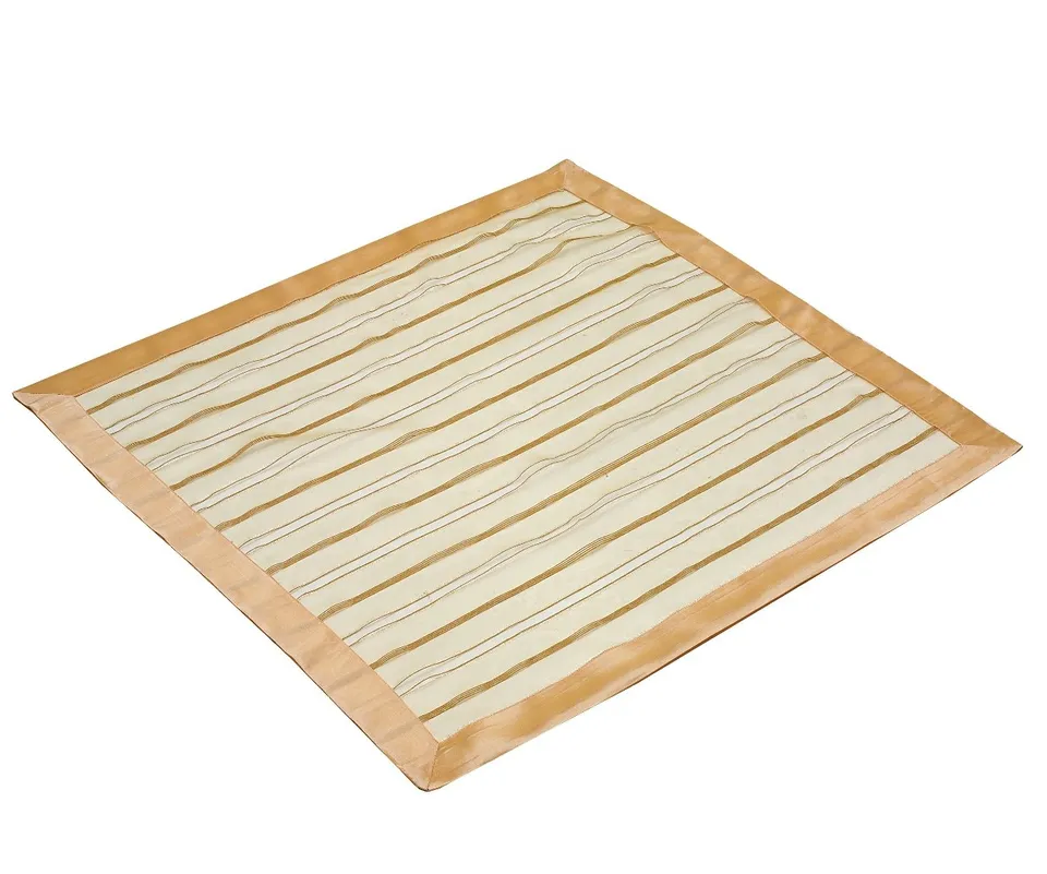 heimtexland Typ296 Tischdecke Organza 80x80 cm Gold