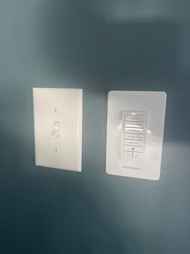 SmartWings TapTech Wandschalter 5-Kanal weiß