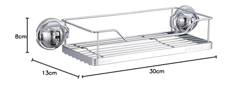 HAB & GUT FC011 Wandablage verchromt 28x12 cm ohne Bohren