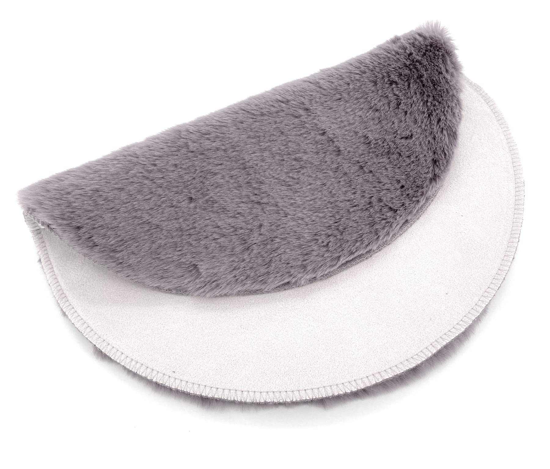 heimtexland Typ838 Sitzkissen Fell 38cm Anthrazit 2er-Pack