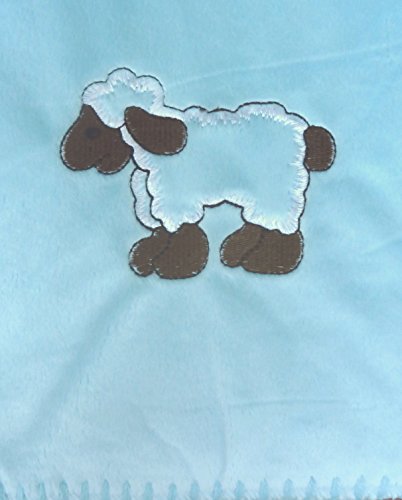heimtexland Typ172 Babydecke 70x100 cm Hellblau Fell