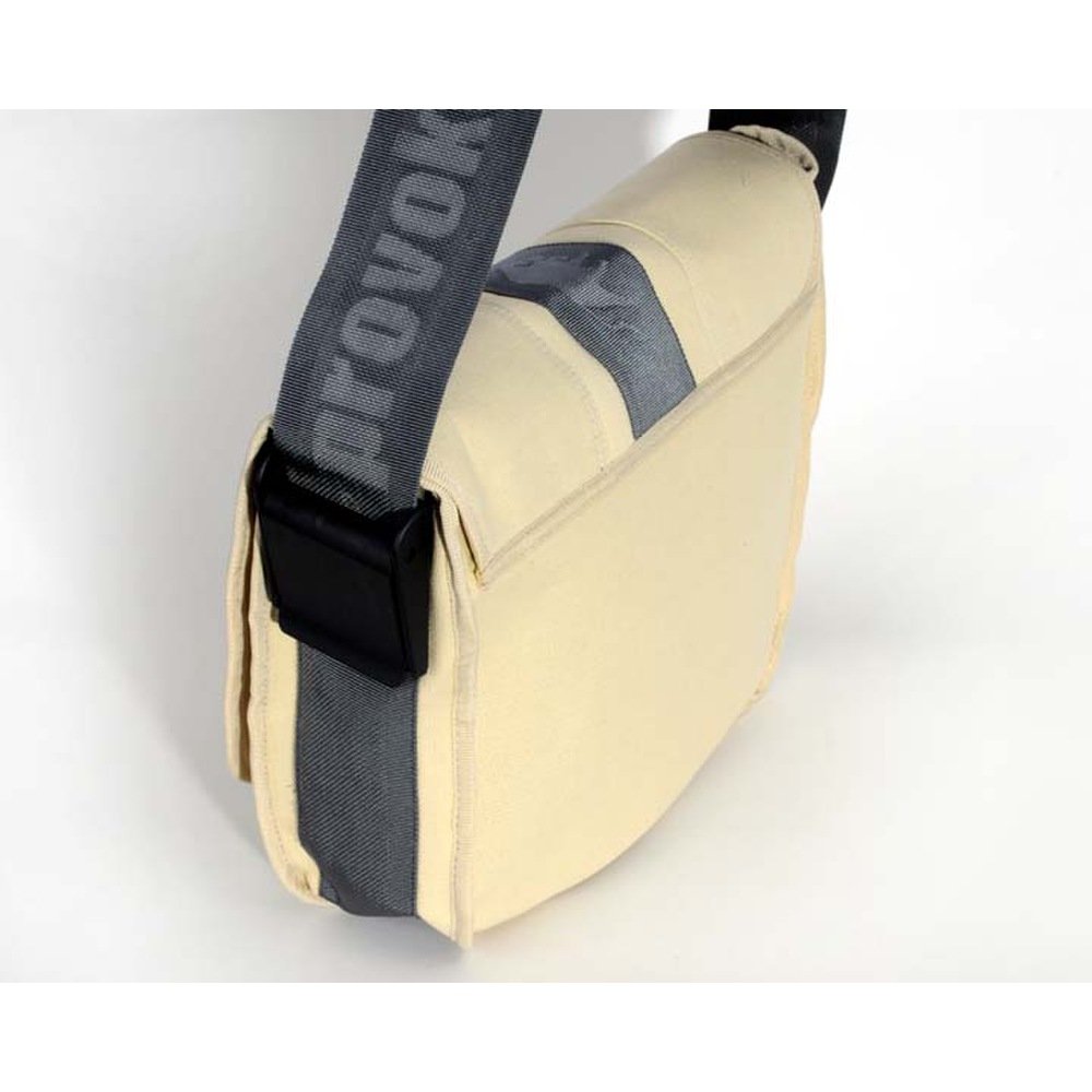 PROVOKED Messenger Bag Segeltuch beige 35x30 cm Canvas