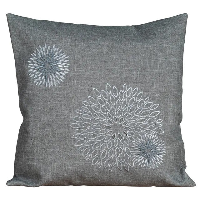 heimtexland Typ887 Kissenhülle 40x40 cm Grau Pusteblume