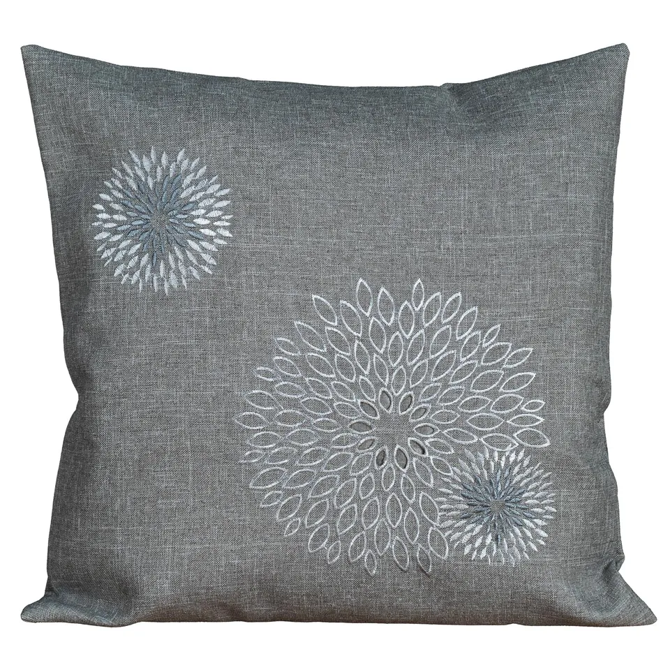 heimtexland Typ887 Kissenhülle 40x40 cm Grau Pusteblume