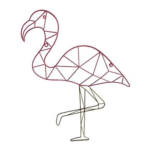 HAB & GUT CR033 Wandgitter Flamingo 45x60 Fotowand pink-gold
