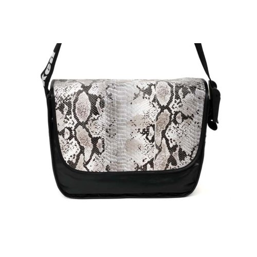 PROVOKED BIG Messenger Bag schwarz 38x30 Python