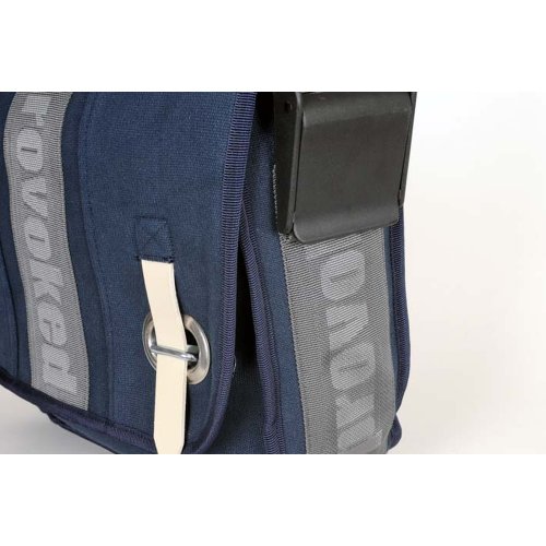 PROVOKED Messenger Bag Segeltuch dunkelblau 35x30 cm