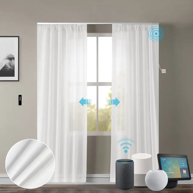 SmartWings Dreamscape Vorhang transparent motorisiert