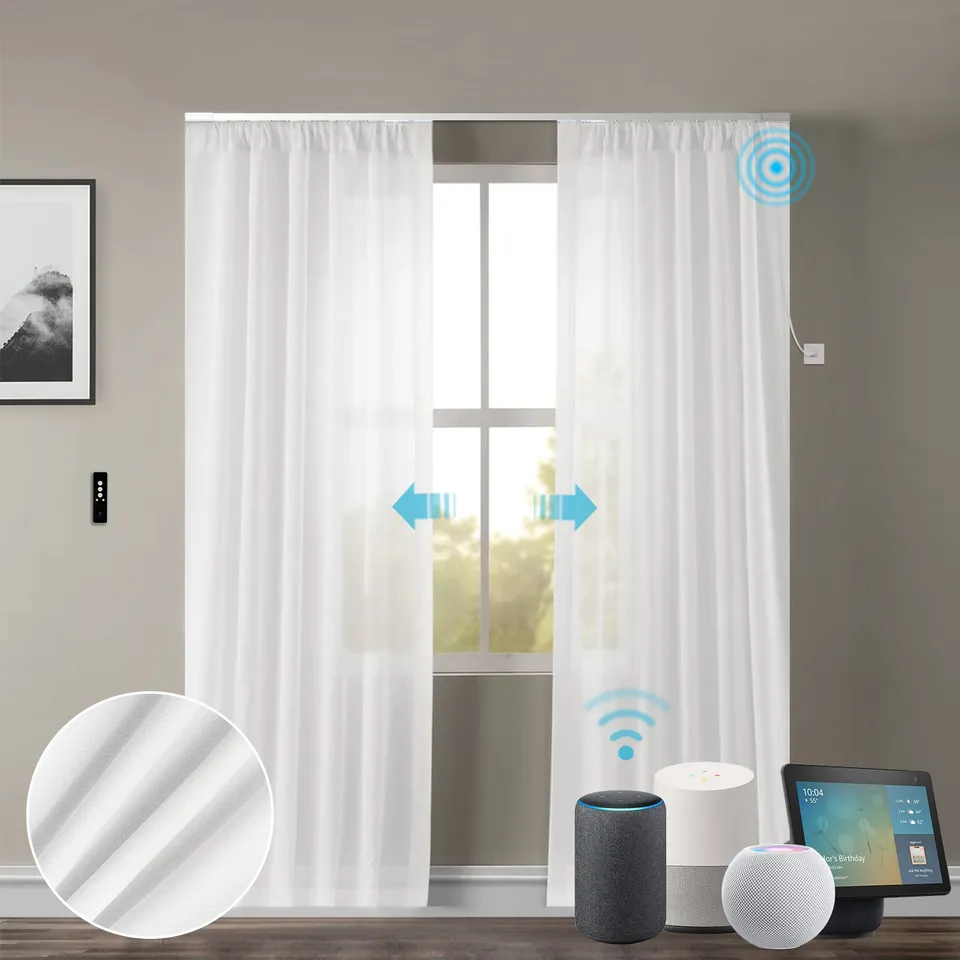SmartWings Dreamscape Vorhang transparent motorisiert