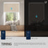 SmartWings Hardwired Linen Rollo 100% Blackout