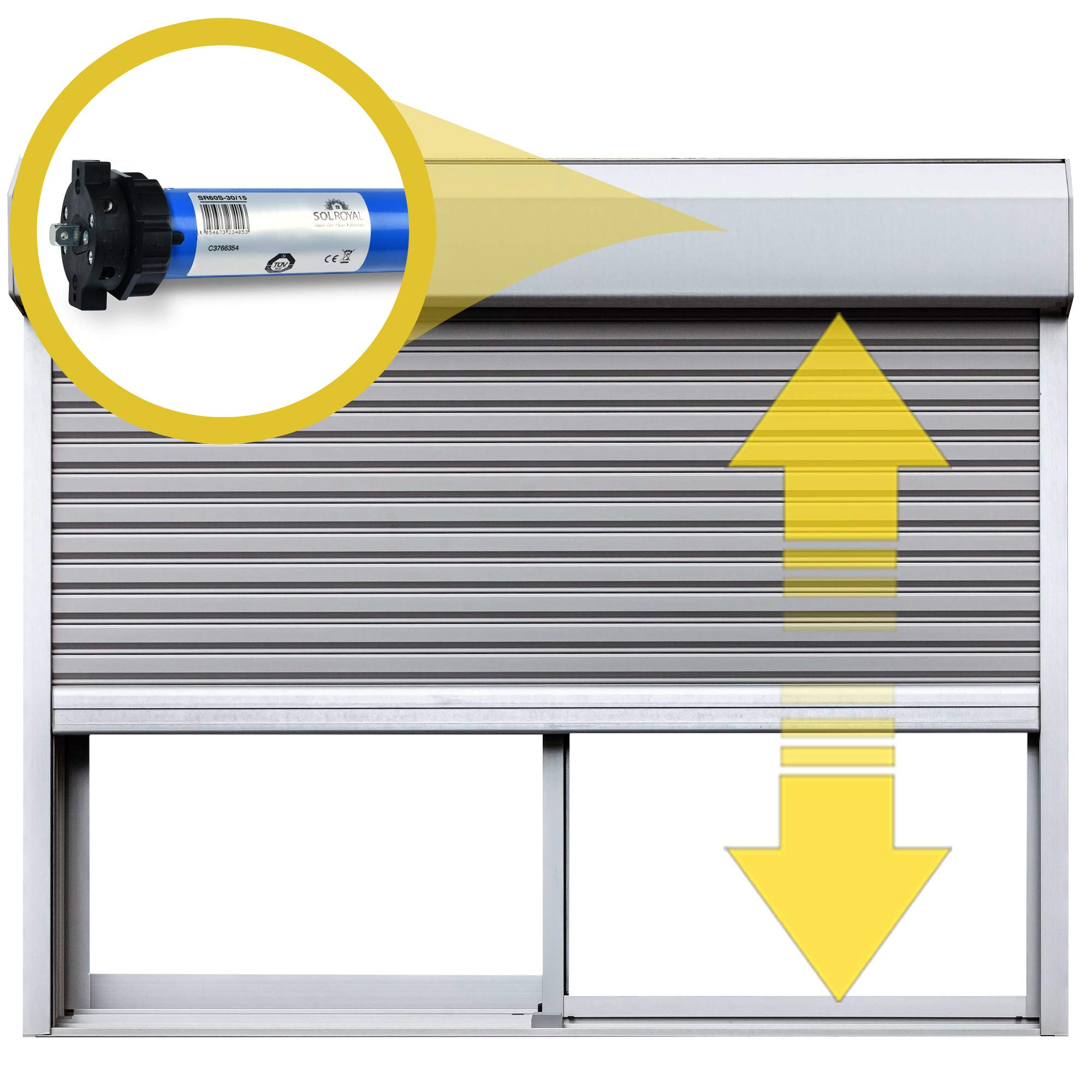 Sol Royal SolTec Rolladenmotor SW60 23kg Rohrmotor