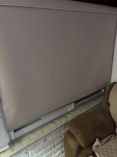 SmartWings Linen Rollo Blackout Leinenoptik motorisiert