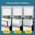 SmartWings Home Vinyl Blackout Rollo motorisiert blickdicht