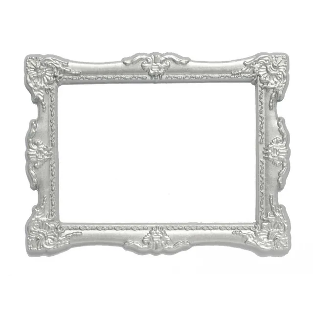 HAB & GUT Magnetbilderrahmen Silber Barock 7,7x10 cm