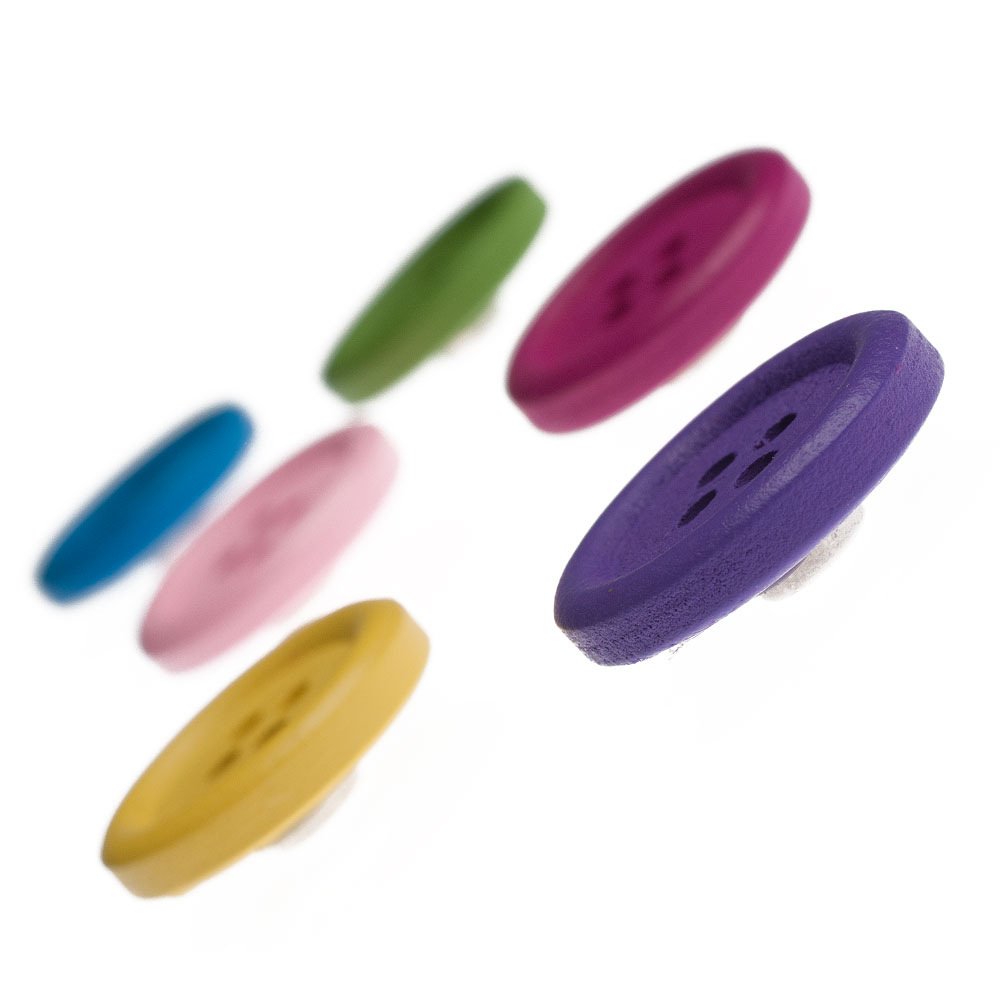 HAB&GUT MC520 Knopfmagnete 2cm Bunt 6er Set