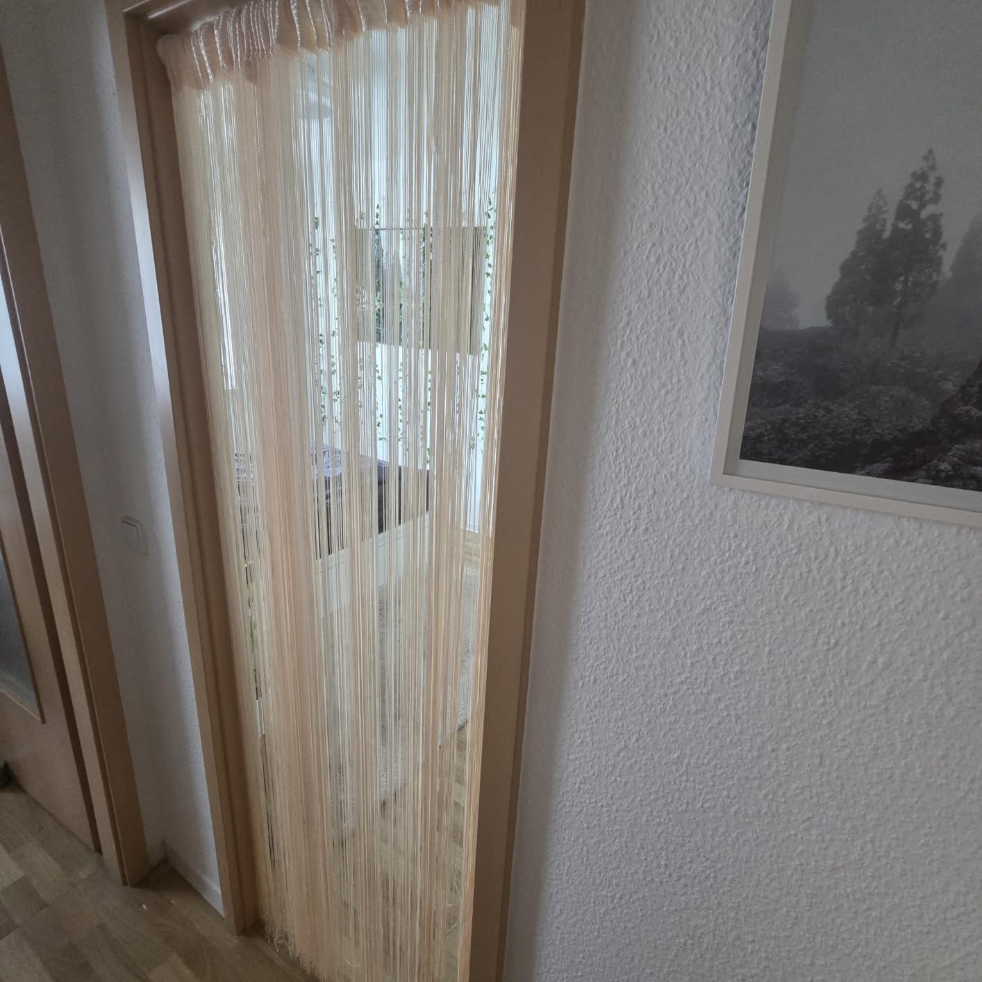 heimtexland Typ121 Fadengardine 245x95 Champagner kürzbar