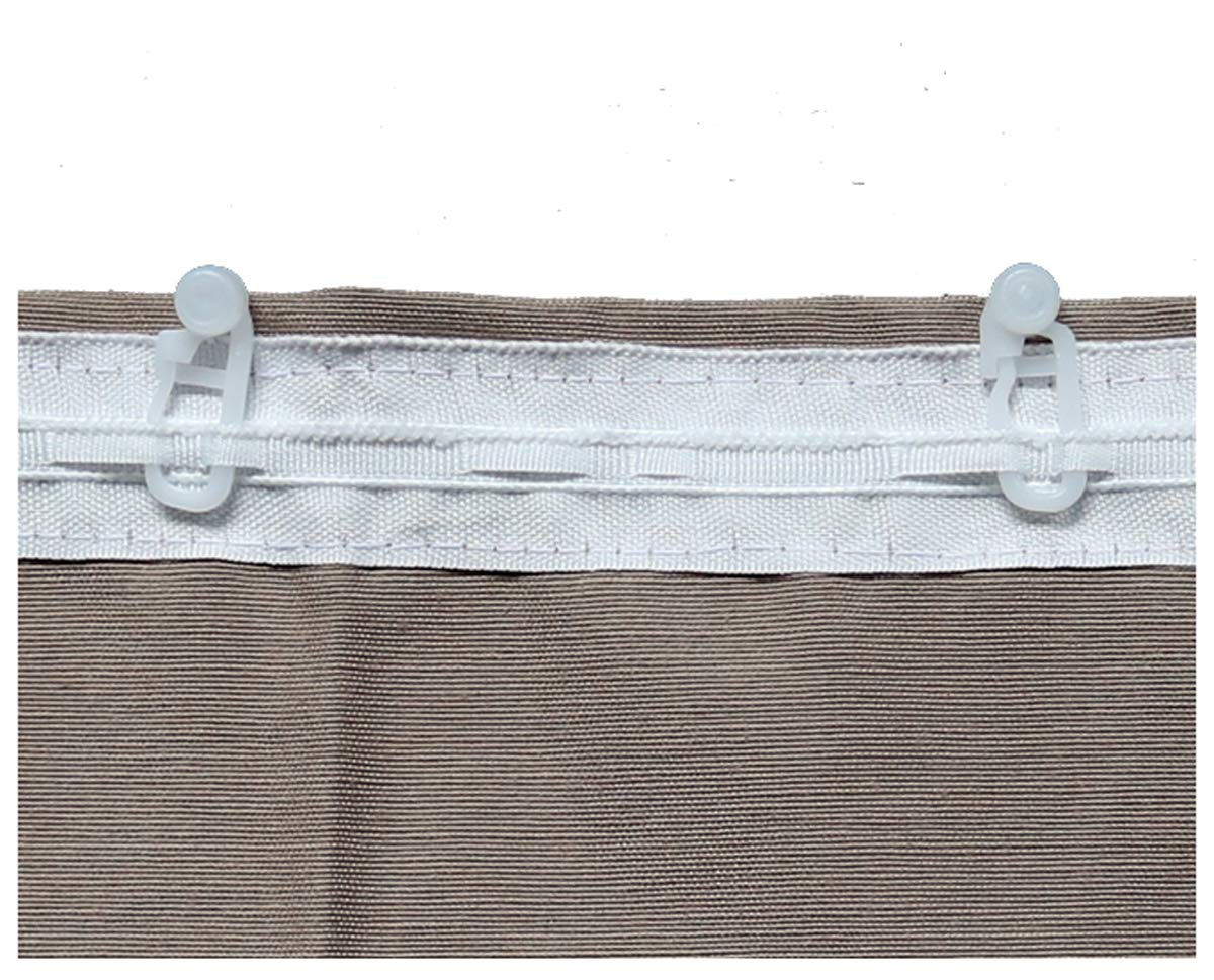 heimtexland Dekoschal Typ625 Vorhang 230x135 cm natur blickdicht