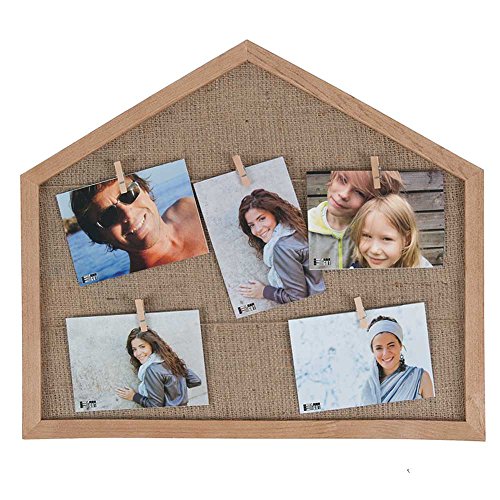 HAB & GUT FR057 Bilderrahmen 44x46 cm 5 Klammern Holz