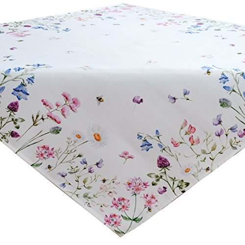 heimtexland Typ520 Mitteldecke 85x85 Blumenwiese bunt