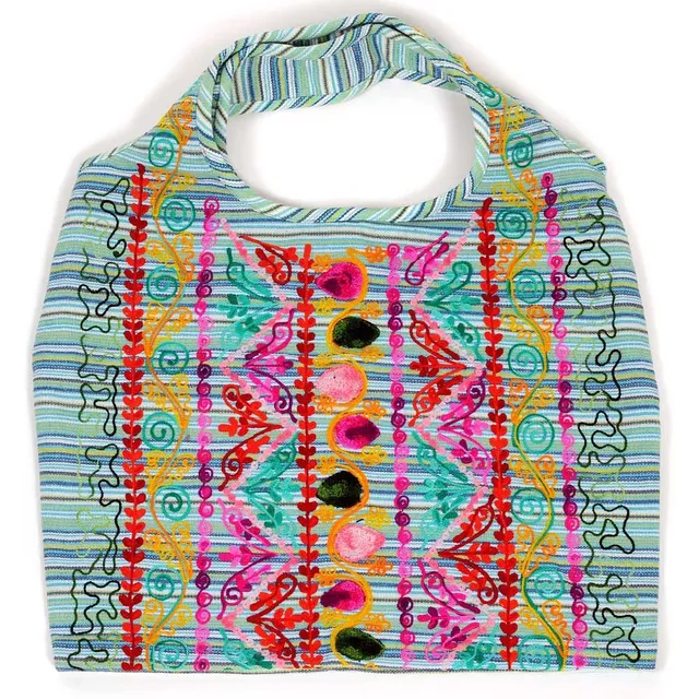 HAB & GUT Nepal Goa Hippie Bag Schultertasche Pink Stick