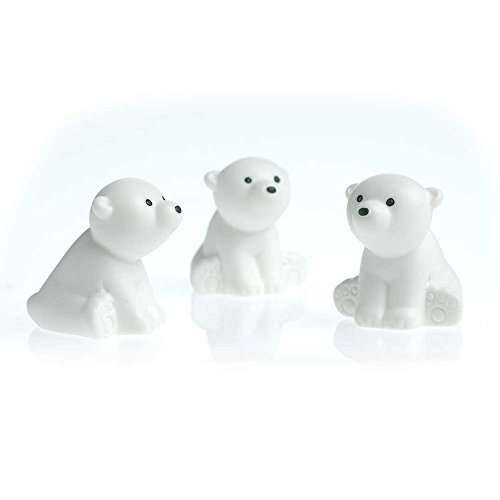 HAB & GUT MC042 Eisbären Kühlschrankmagnete 3er Weiß