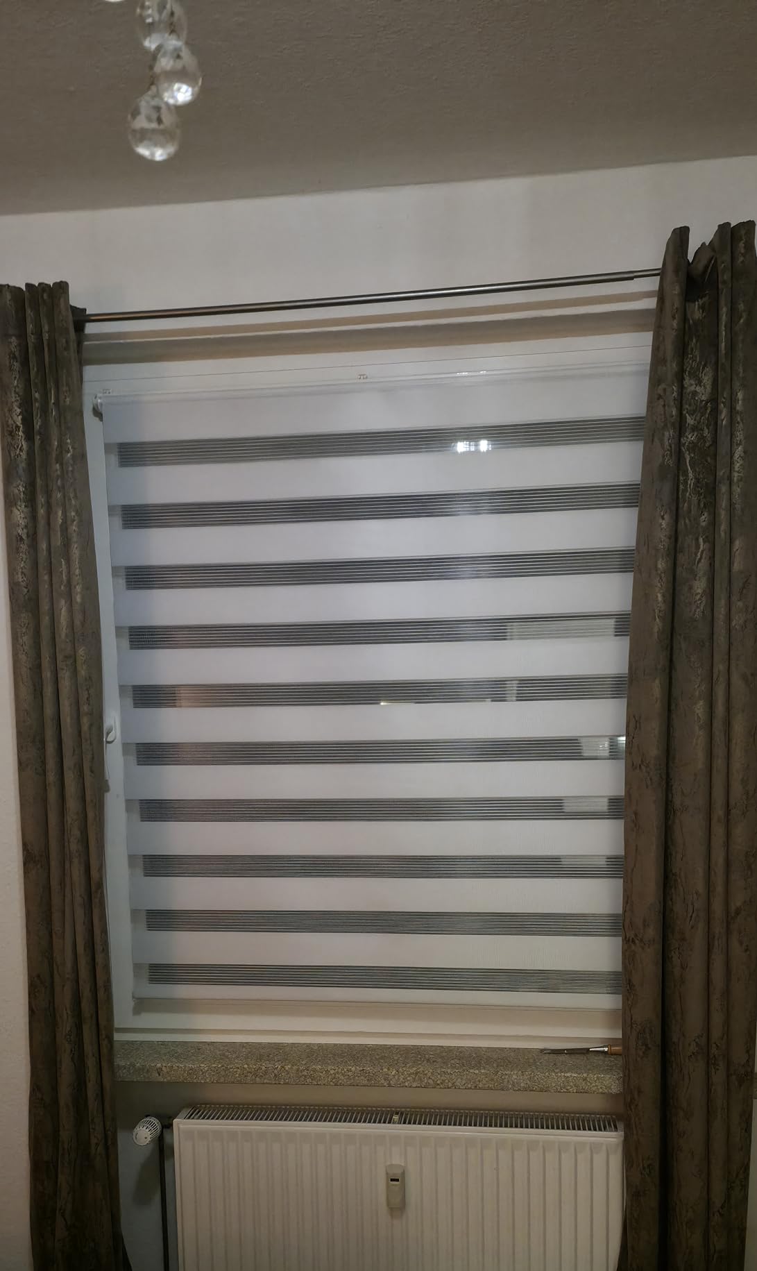 Sol Royal Klemmfix Doppelrollo 60x220 cm Weiß blickdicht