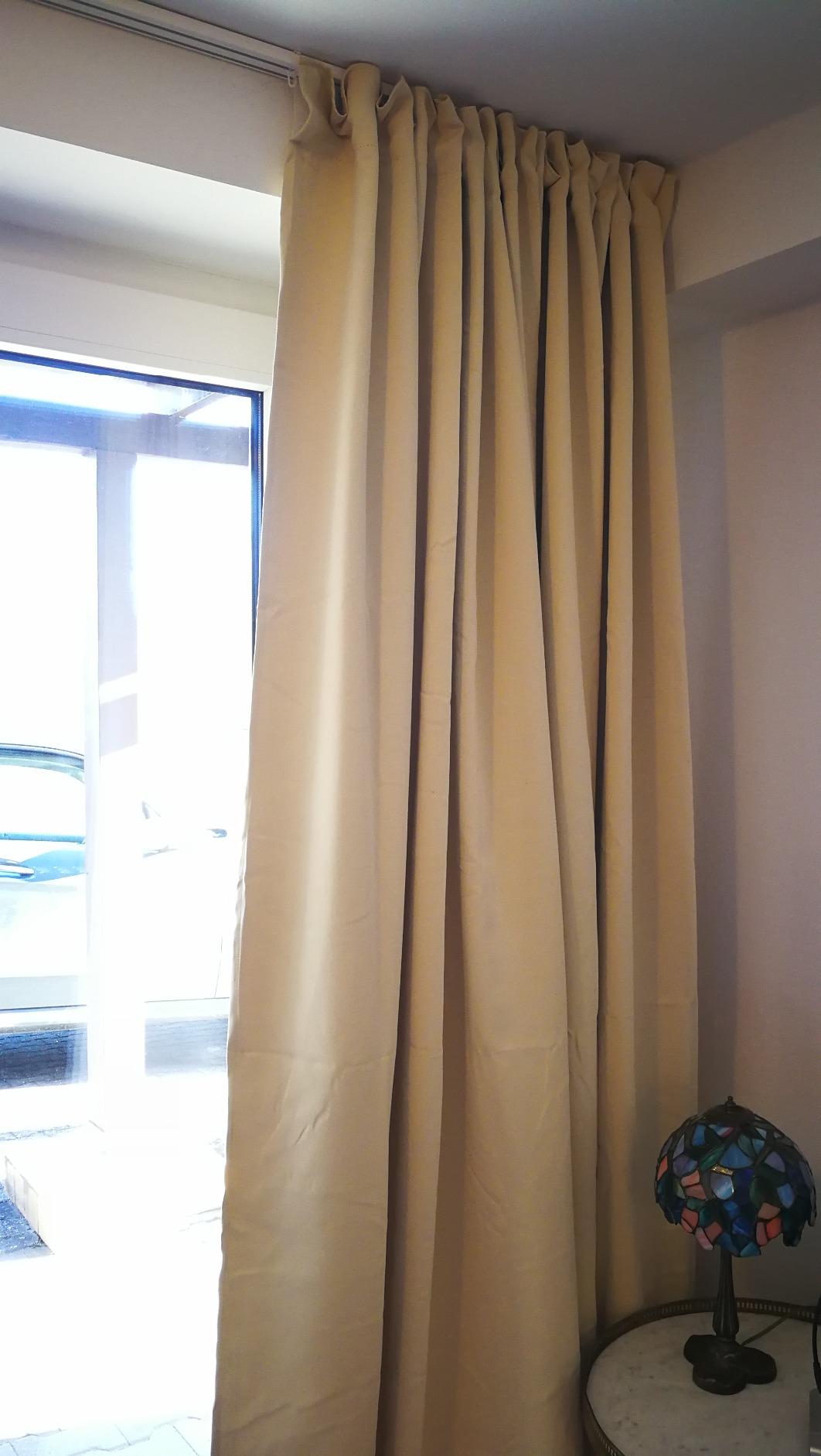 heimtexland Typ139 Gardine blickdicht 245x275 cm Dunkelblau