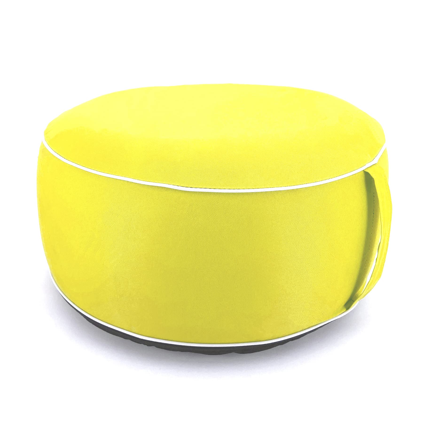 heimtexland Typ841 Outdoor Pouf Gelb aufblasbar Ø56 cm
