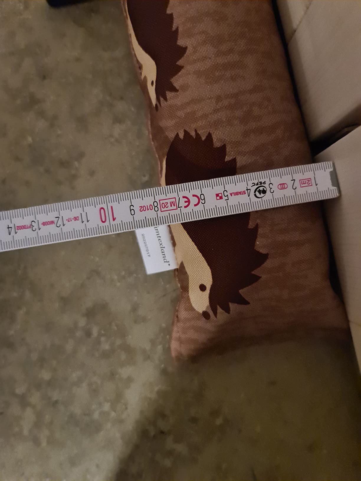 heimtexland Typ378 Zugluftstopper 95x12 Igel Sandfüllung