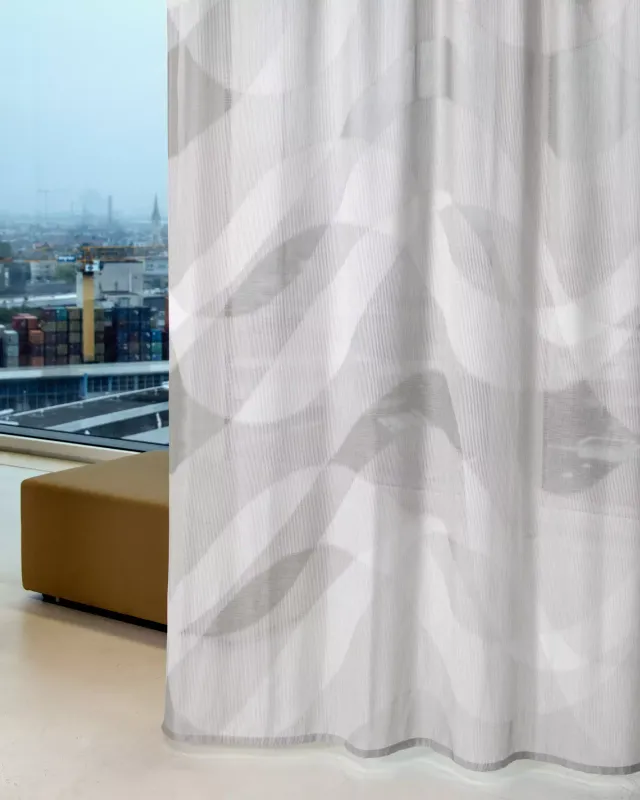 Création Baumann Jaspis Wing Vorhangstoff Scherli-Jacquard