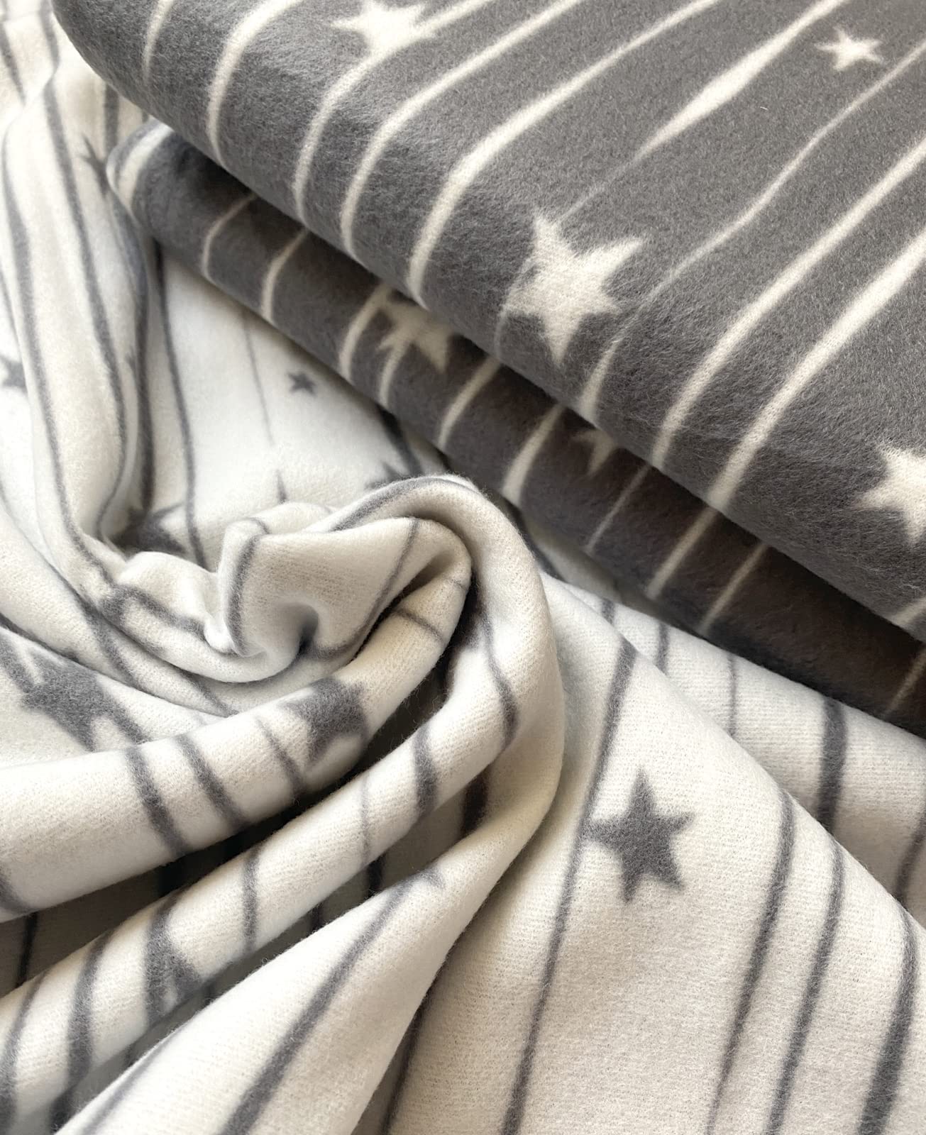 heimtexland Typ785 Bettwäsche 135x200 Sterne Fleece Allergiker
