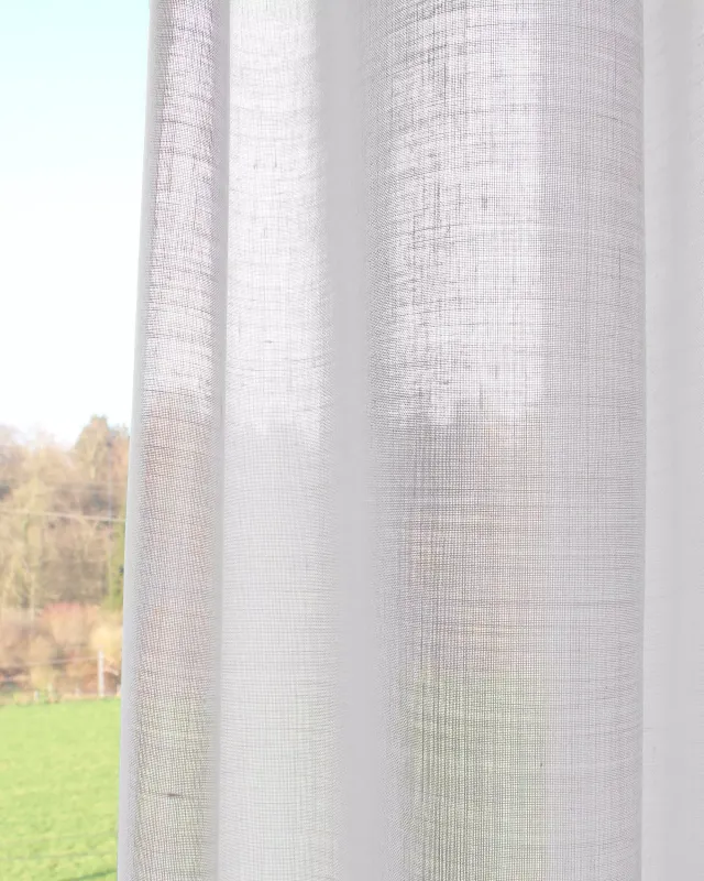 Création Baumann Sonor III 228/229 Vorhangstoff transparent Leinenoptik