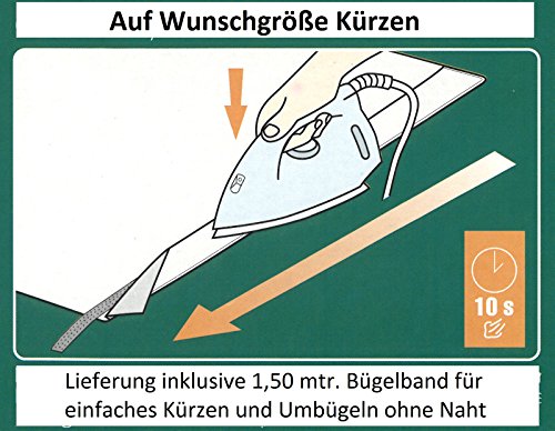 heimtexland Typ178 Gardine transparent 260x140 cm Fee hellblau