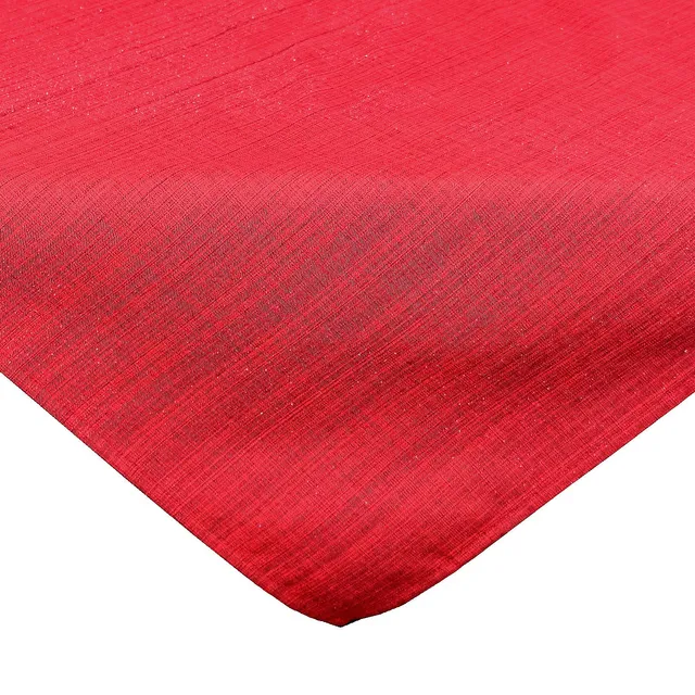 heimtexland Typ645 Outdoor-Tischdecke 90x90 cm Rot Meliert