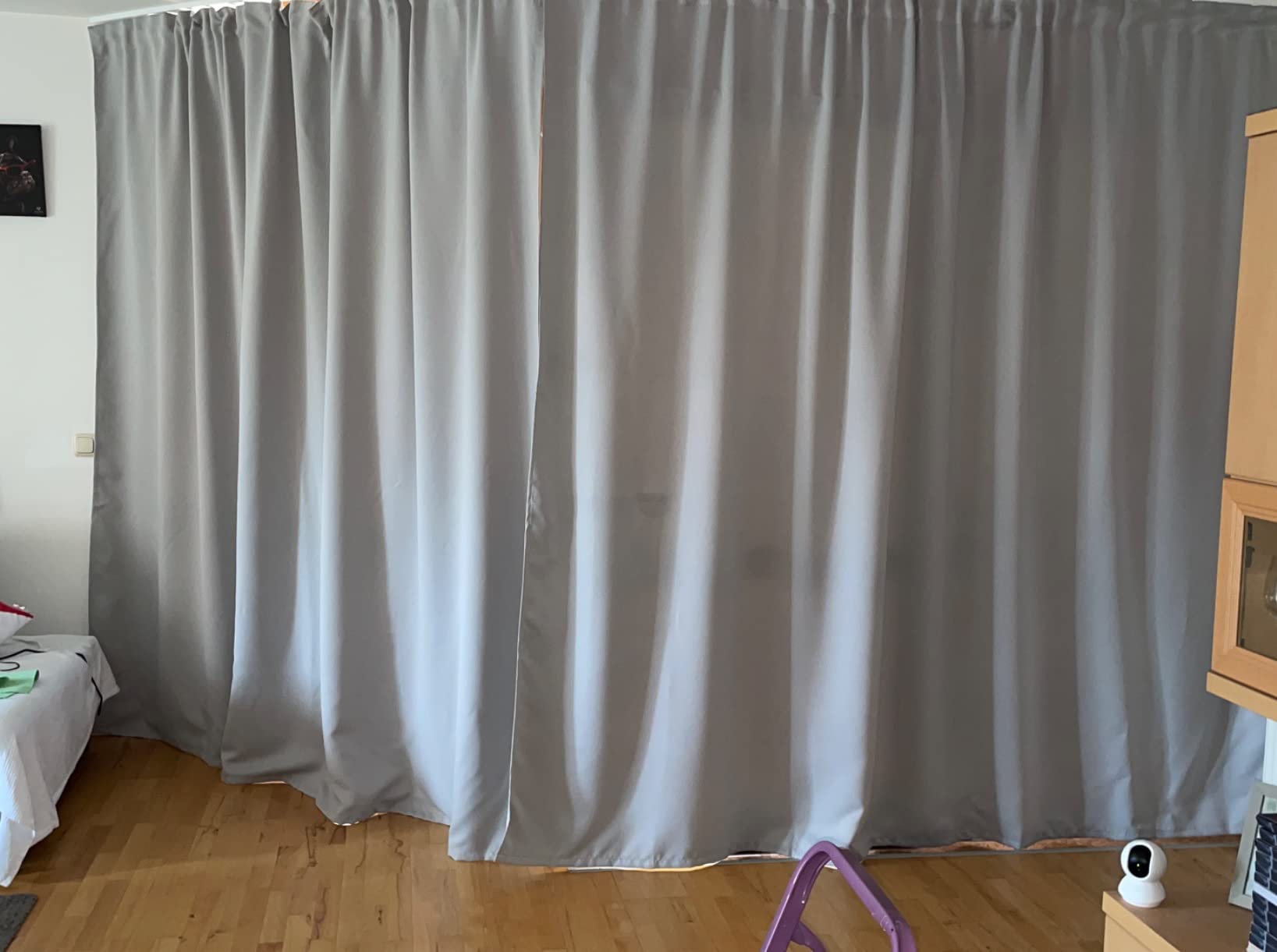 heimtexland Typ139 Gardine blickdicht 245x275 cm Dunkelblau