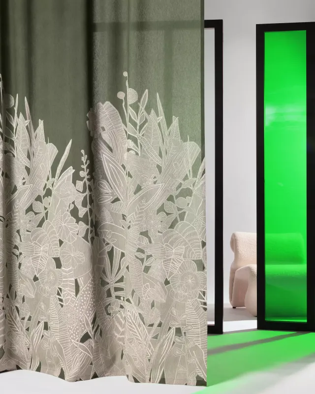 Création Baumann Ortella Vorhangstoff halbtransparent