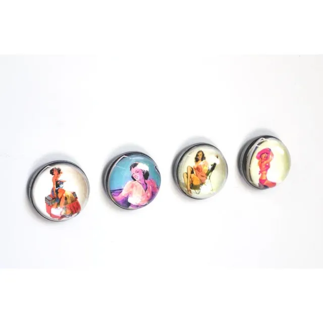 HAB & GUT Arts & Lyrics MC217V Kühlschrankmagnete Pinups 4er Set