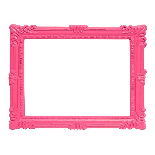 HAB & GUT Klassik Magnetbilderrahmen Pink 7,7x10 cm für Kühlschrank