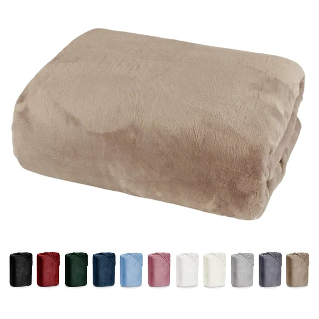 heimtexland Typ585 Spannbettlaken 180x200 Taupe Cashmere