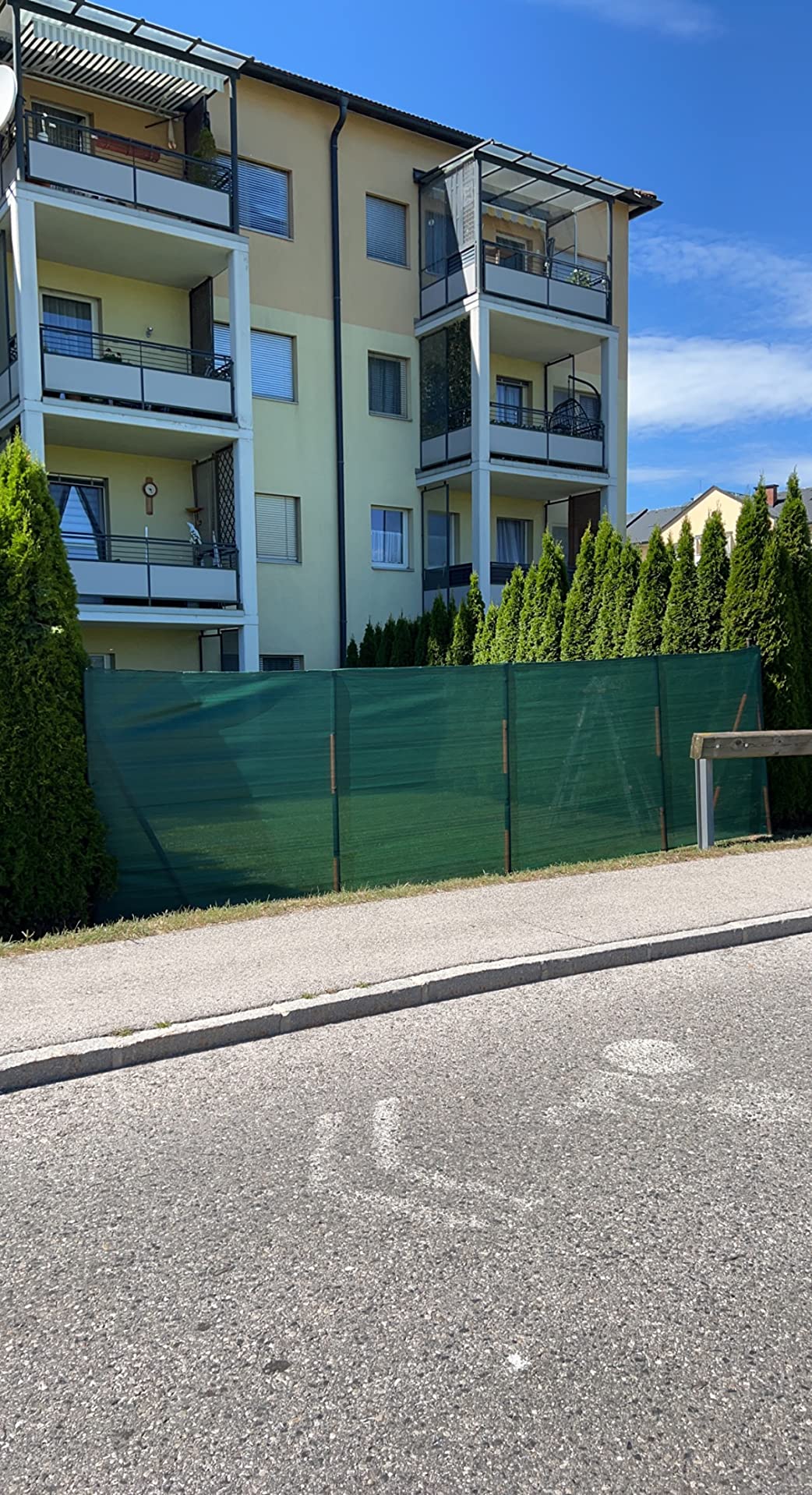 Sol Royal SG80 Schattiergewebe Grün zuschneidbar