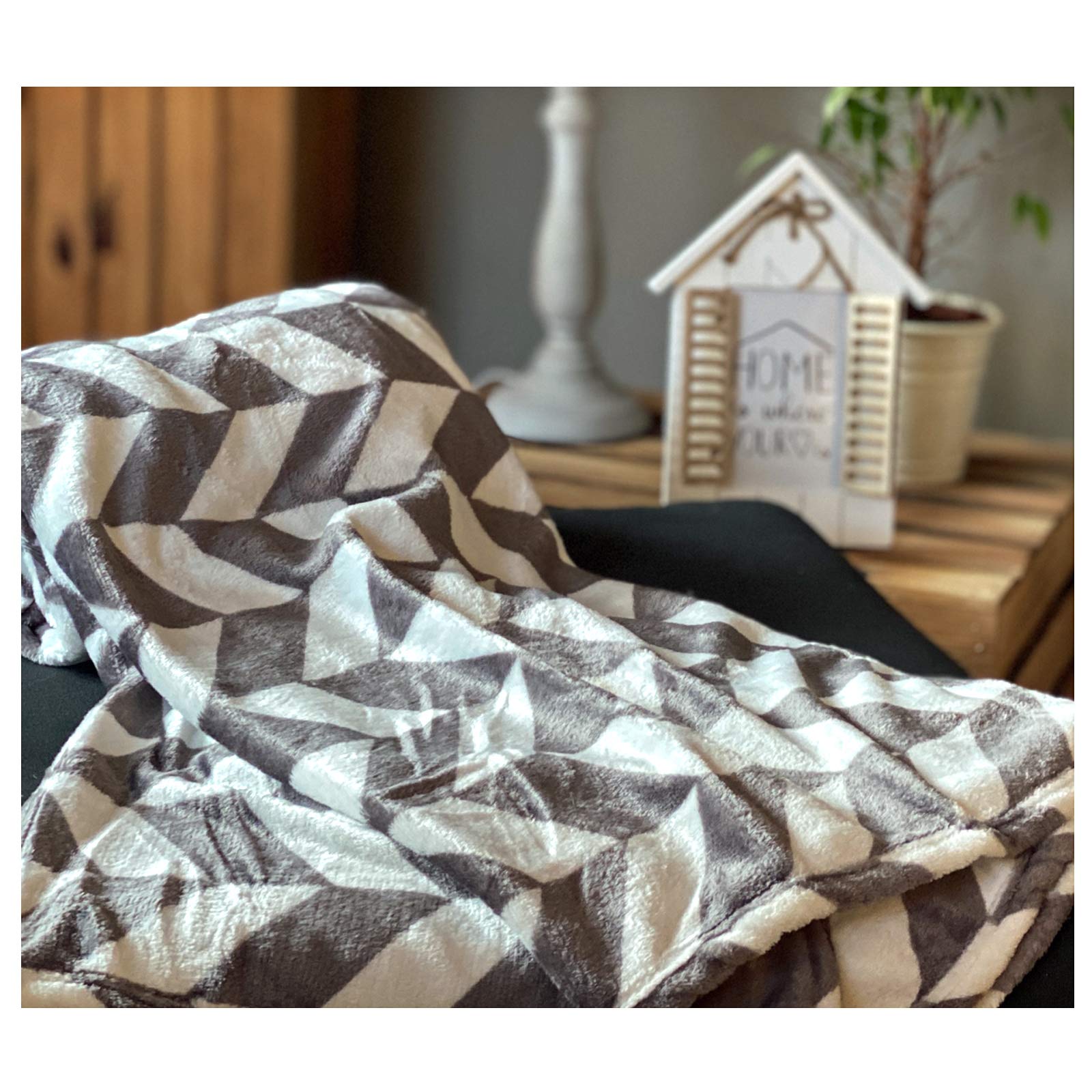 heimtexland Typ722 Kuscheldecke Flanell 200x150 Anthrazit