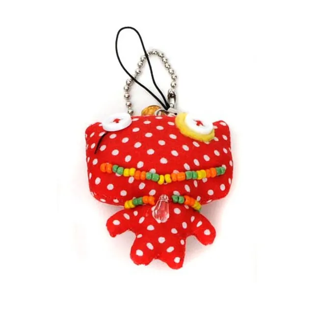 HAB & GUT Cult Mini-Dolls UD002-E Schlüsselanhänger Quadrat Gustav 7 cm
