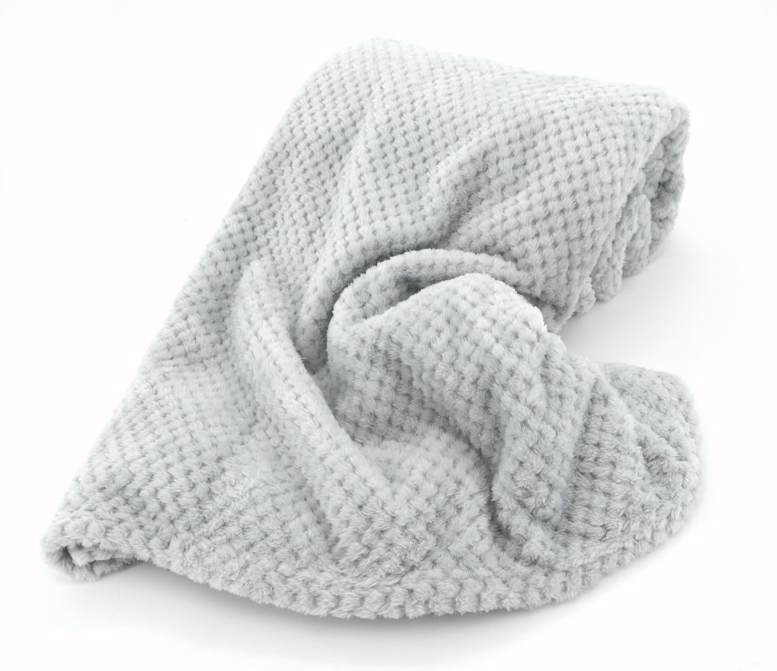 heimtexland Typ647 Kuscheldecke 200x155 Beere Waffel-Optik